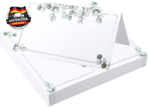 Blanko tischkarten hochzeit - tischkarten,