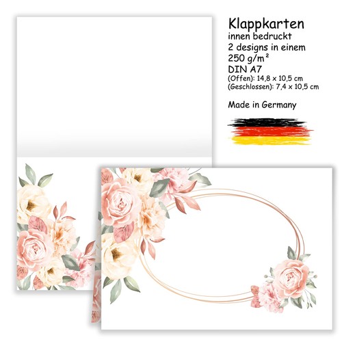Tischkarten stück blanko - 25,