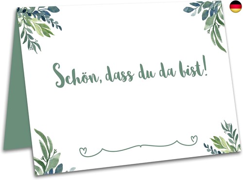 Tischkarten oder - 50,