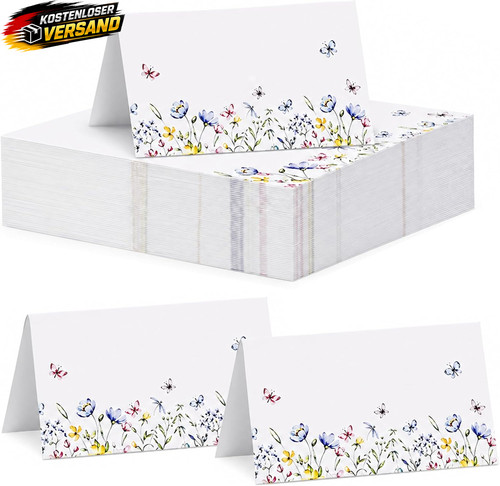 Tischkarten 9x5cm set für - tischkarten,