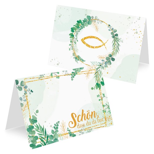 Tischkarten konfirmation - konfirmation, 50