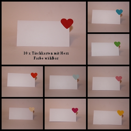 Tischkarten platzkarten - 10,